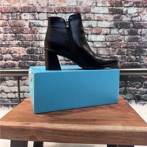 Black Heeled Ankle Boots